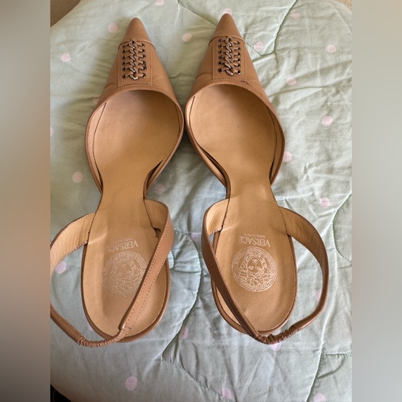 VINTAGE Versace Heels Womens size 37 1/2 - Picture 4 of 16